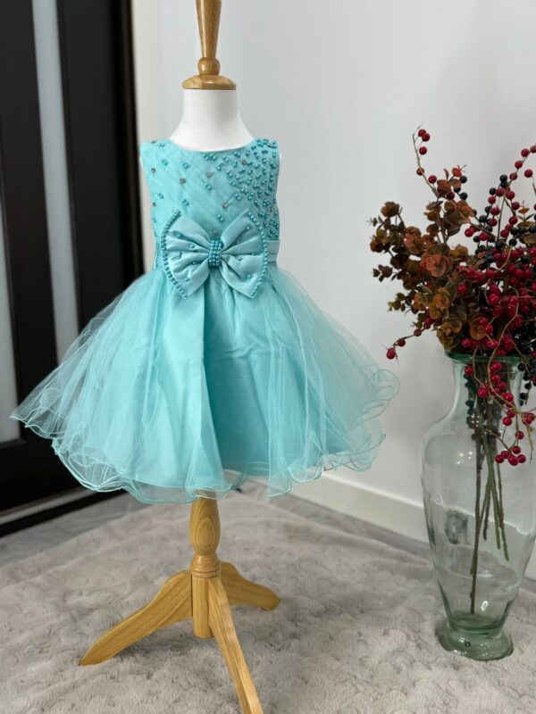 Pearl Elegance Tulle Princess Dress - Image 2