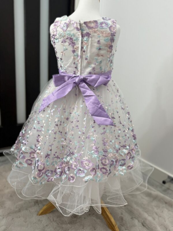 Blossom Garden Embroidered Tulle Dress - Image 10