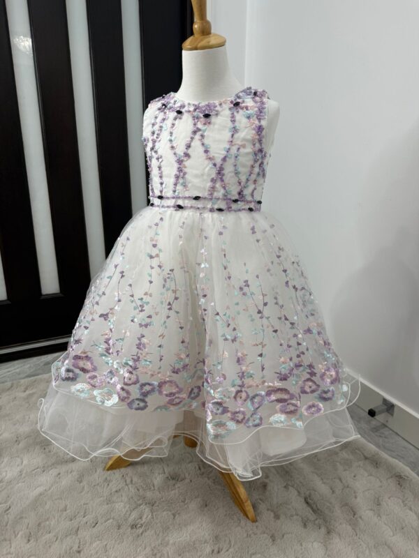 Blossom Garden Embroidered Tulle Dress - Image 12