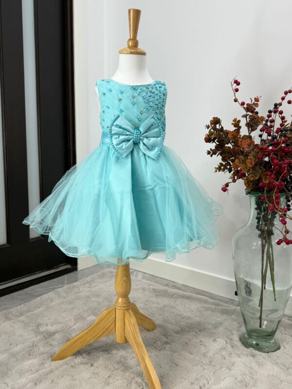 Pearl Elegance Tulle Princess Dress - Image 4