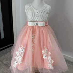 Blush Blossom Pearl Gown