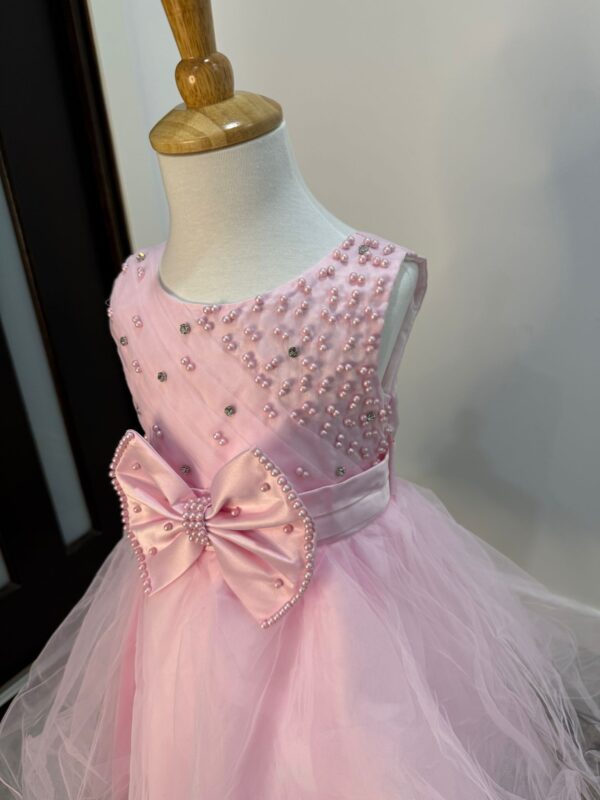 Pearl Elegance Tulle Princess Dress - Image 7
