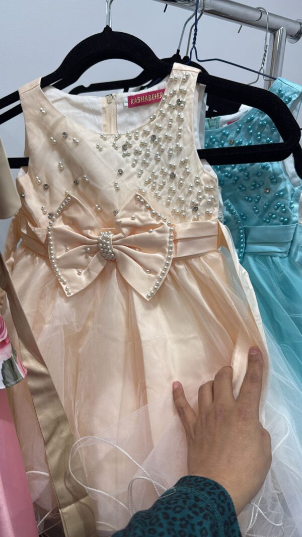 Pearl Elegance Tulle Princess Dress - Image 11
