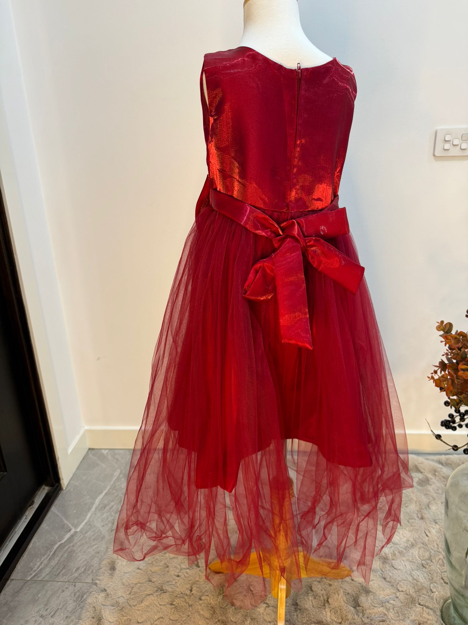 Twinkle Bloom Shimmer Bow Dress - Image 7