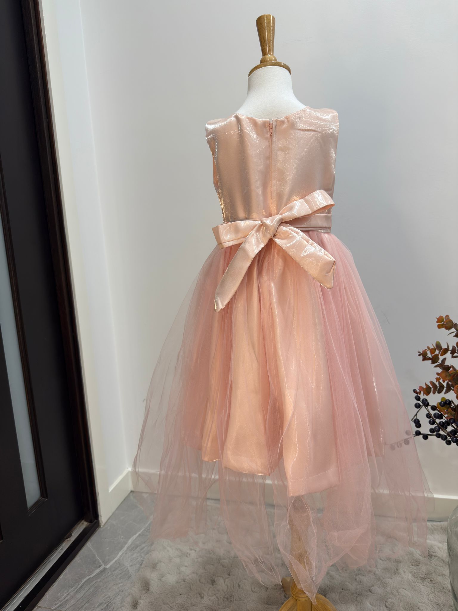 Twinkle Bloom Shimmer Bow Dress - Image 10