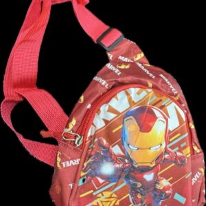 Marvel Iron Man Kids Mini Backpack – Red Superhero Bag with Iconic Armor Print